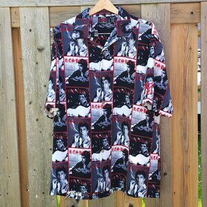 Dragonfly Clothing Co. Scarface Tony Montana Cuban Shirt Men's Size XL VTG